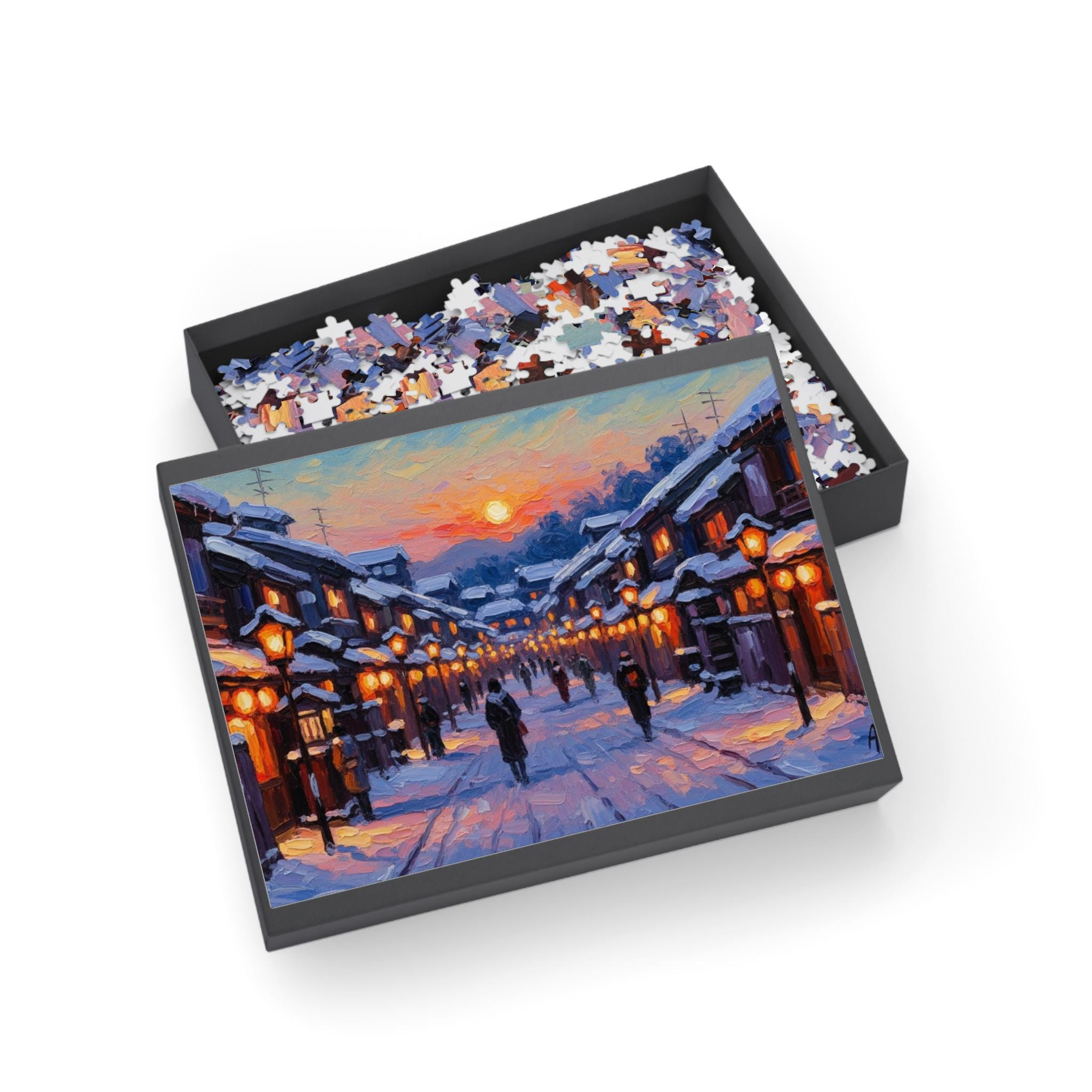 Flying Whale Castle 1000 Piece Jigsaw Puzzle