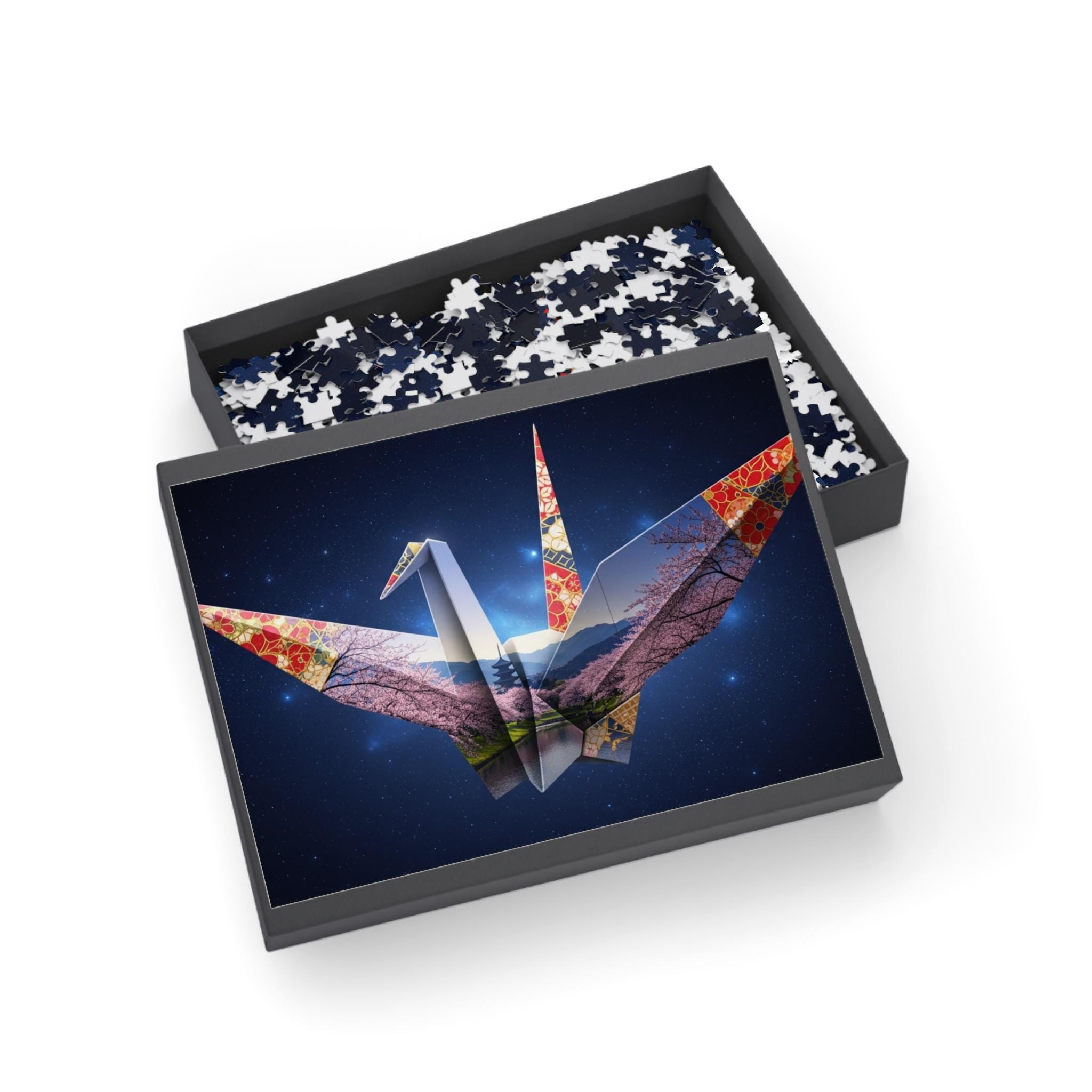 Moonlit Koi Rainbow 1000 Piece Jigsaw Puzzle