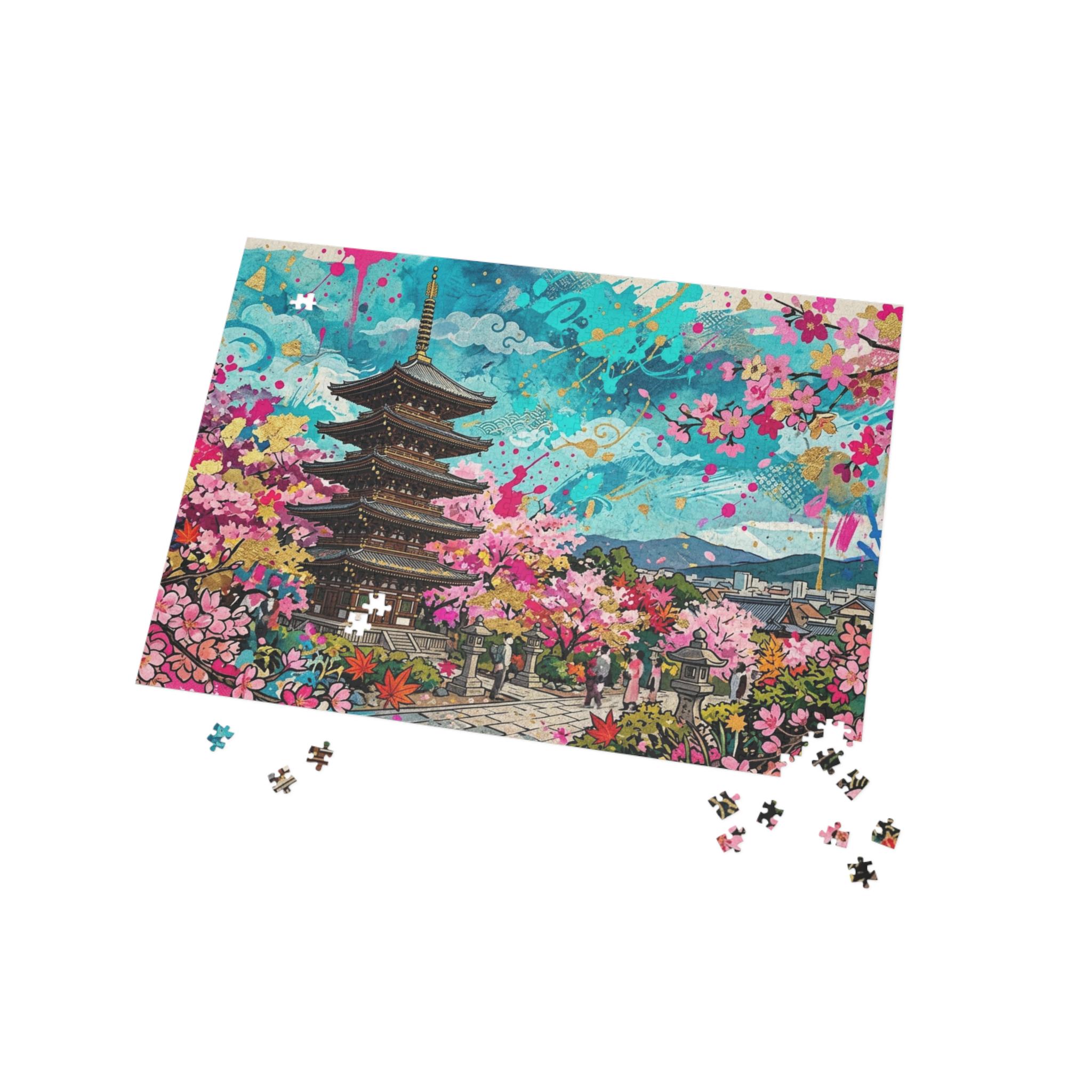 Green Dragon Mount Fuji 1000 Piece Jigsaw Puzzle